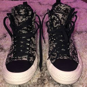 black and white converse NEVER WORN (NEW)